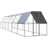 vidaXL Outdoor Chicken Coop 2x2x2 m Galvanized Steel