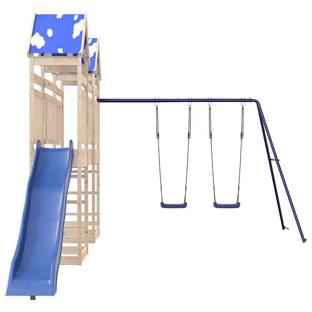 vidaXL Playhouse solid pine wood