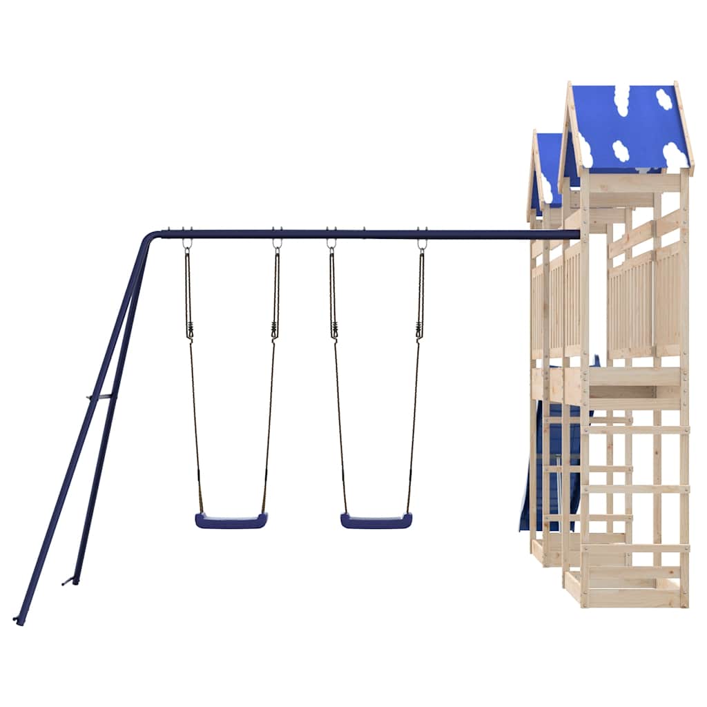 vidaXL Playhouse solid pine wood
