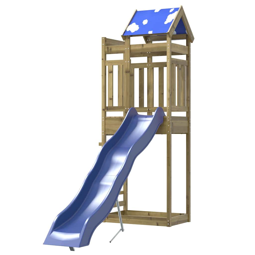 vidaXL Playhouse solid pinewood