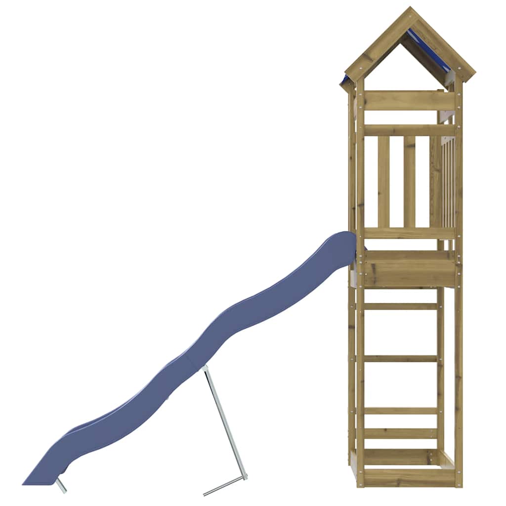 vidaXL Playhouse solid pinewood