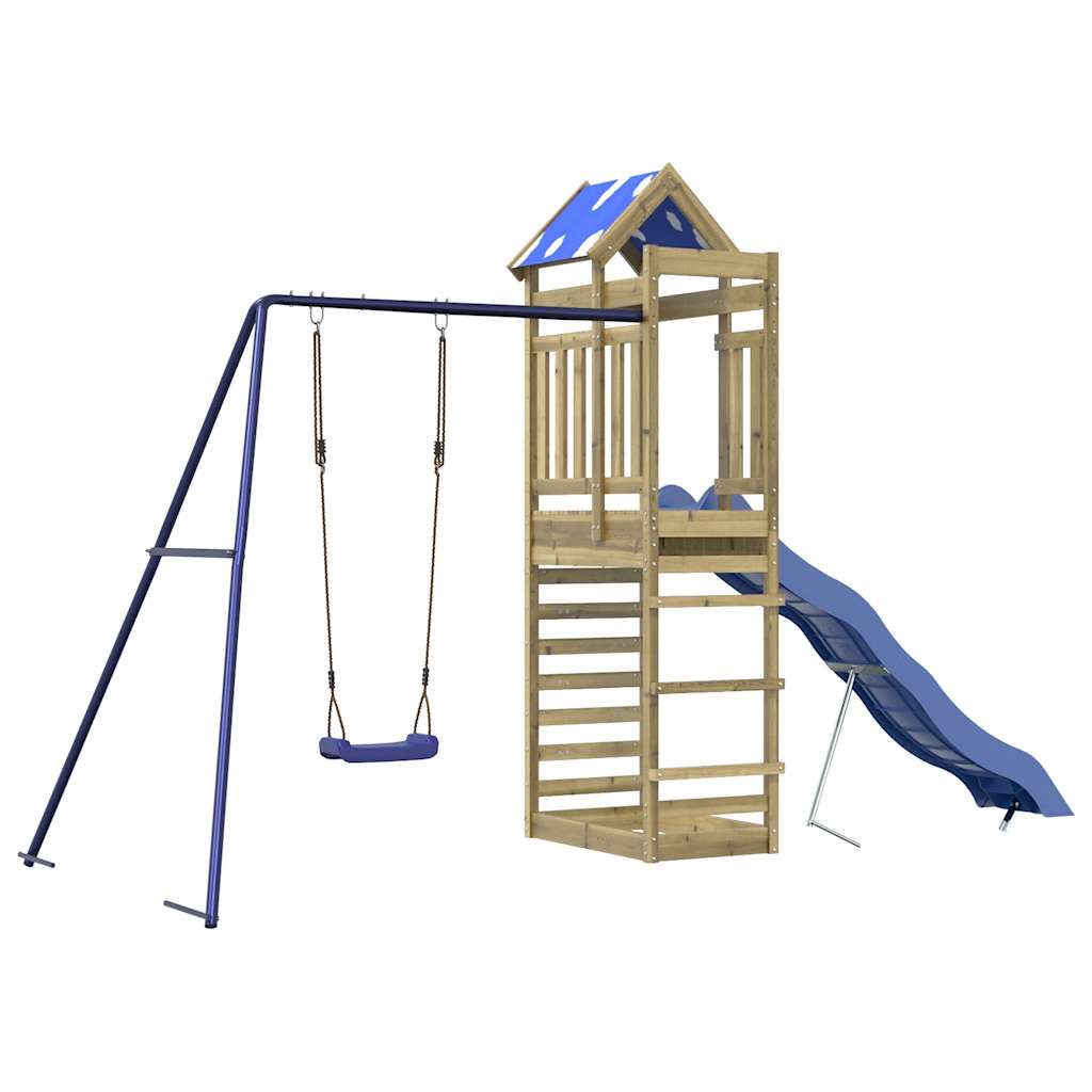 vidaXL Playhouse Solid pinewood