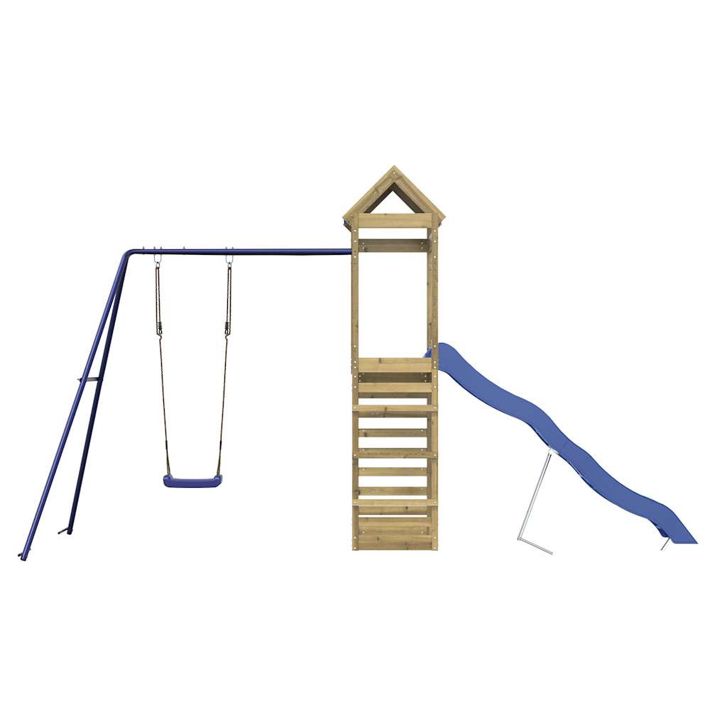 vidaXL Playhouse Solid pinewood