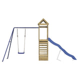 vidaXL Playhouse Solid pinewood