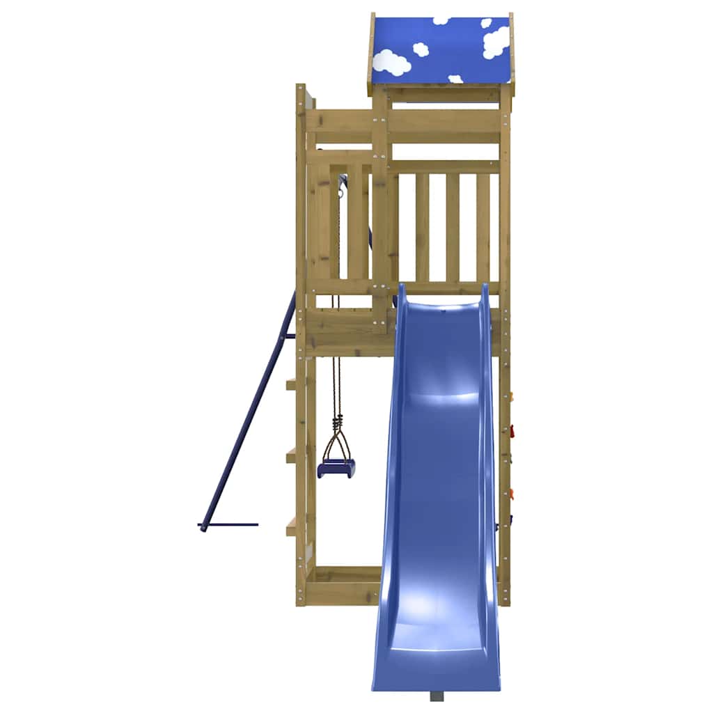 vidaXL Playhouse Solid pinewood