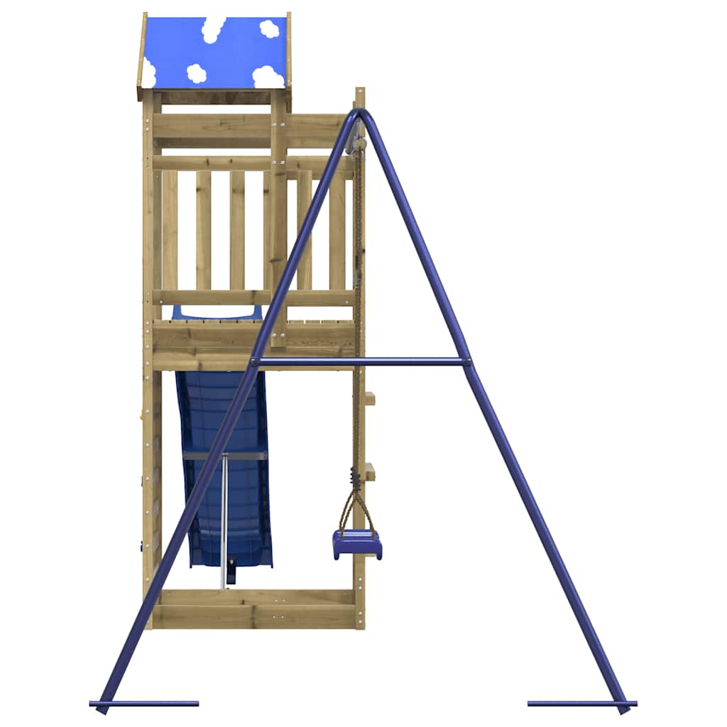 vidaXL Playhouse Solid pinewood
