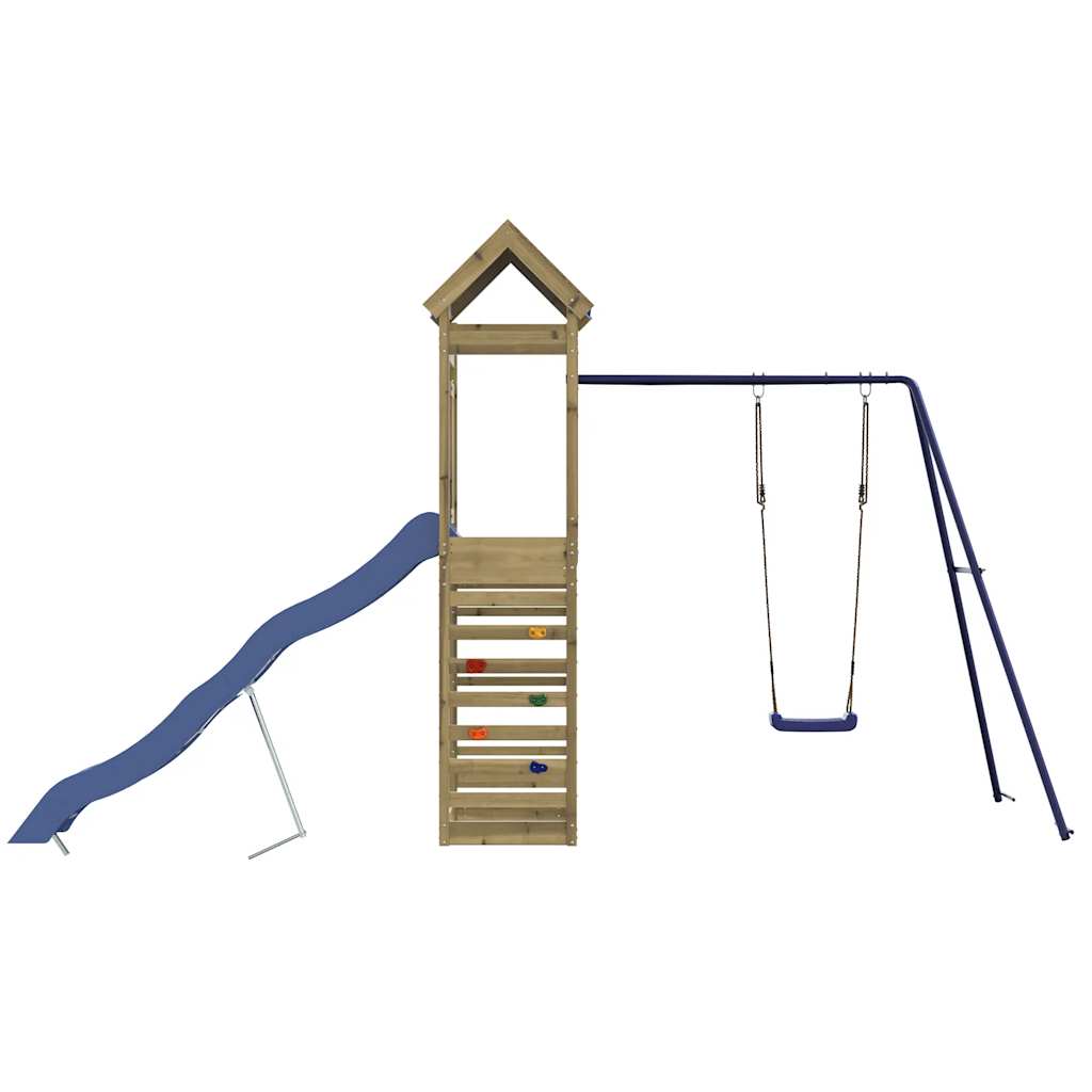 vidaXL Playhouse Solid pinewood
