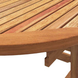 vidaXL 5-piece Garden Dining Set Solid Acacia Wood and Textilene