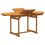 vidaXL 5-piece Garden Dining Set Solid Acacia Wood and Textilene