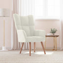 vidaXL Relaxstoel fluweel lichtgrijs