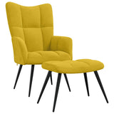 vidaXL Relaxstoel fluweel lichtgrijs