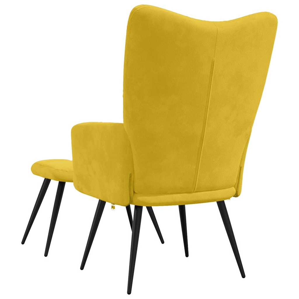 vidaXL Relaxstoel fluweel lichtgrijs