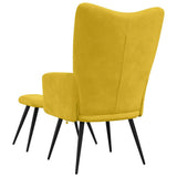 vidaXL Relaxstoel fluweel lichtgrijs