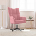 vidaXL Relaxstoel fluweel lichtgrijs