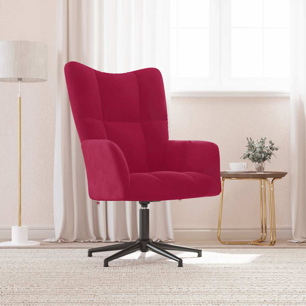 vidaXL Relaxstoel fluweel lichtgrijs