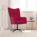 vidaXL Relaxstoel fluweel lichtgrijs