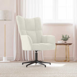vidaXL Relaxstoel fluweel lichtgrijs