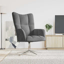 vidaXL Recliner velvet light grey