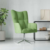 vidaXL Recliner velvet light grey