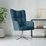 vidaXL Recliner velvet light grey
