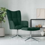 vidaXL Recliner velvet light grey