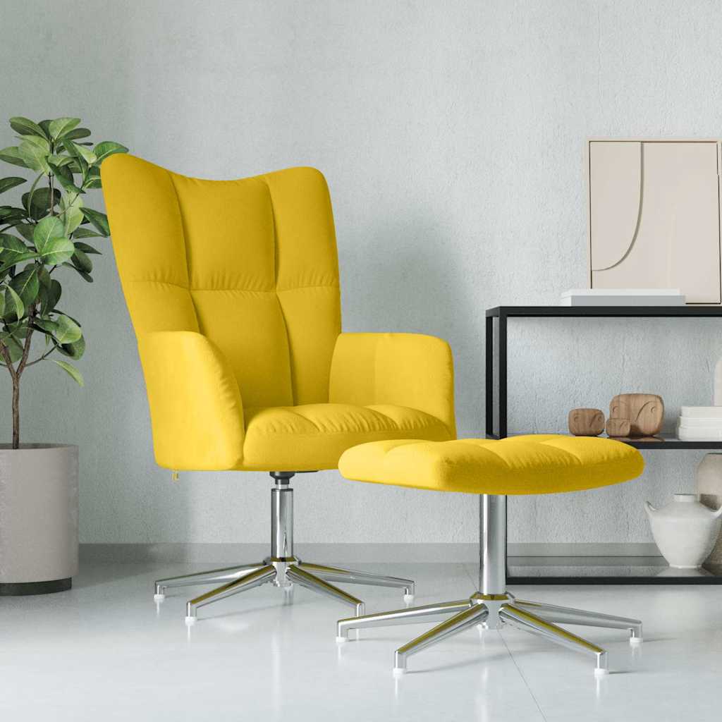 vidaXL Recliner velvet light grey