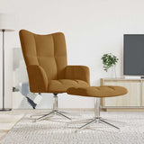 vidaXL Recliner velvet light grey