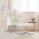 vidaXL Recliner velvet light grey