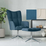 vidaXL Recliner velvet light grey