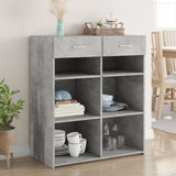 vidaXL Sideboard 80x42.5x93 cm engineered wood white