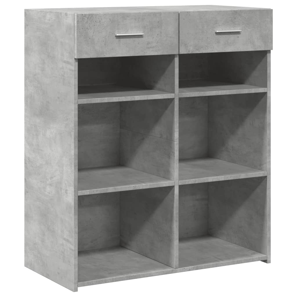 vidaXL Sideboard 80x42.5x93 cm engineered wood white