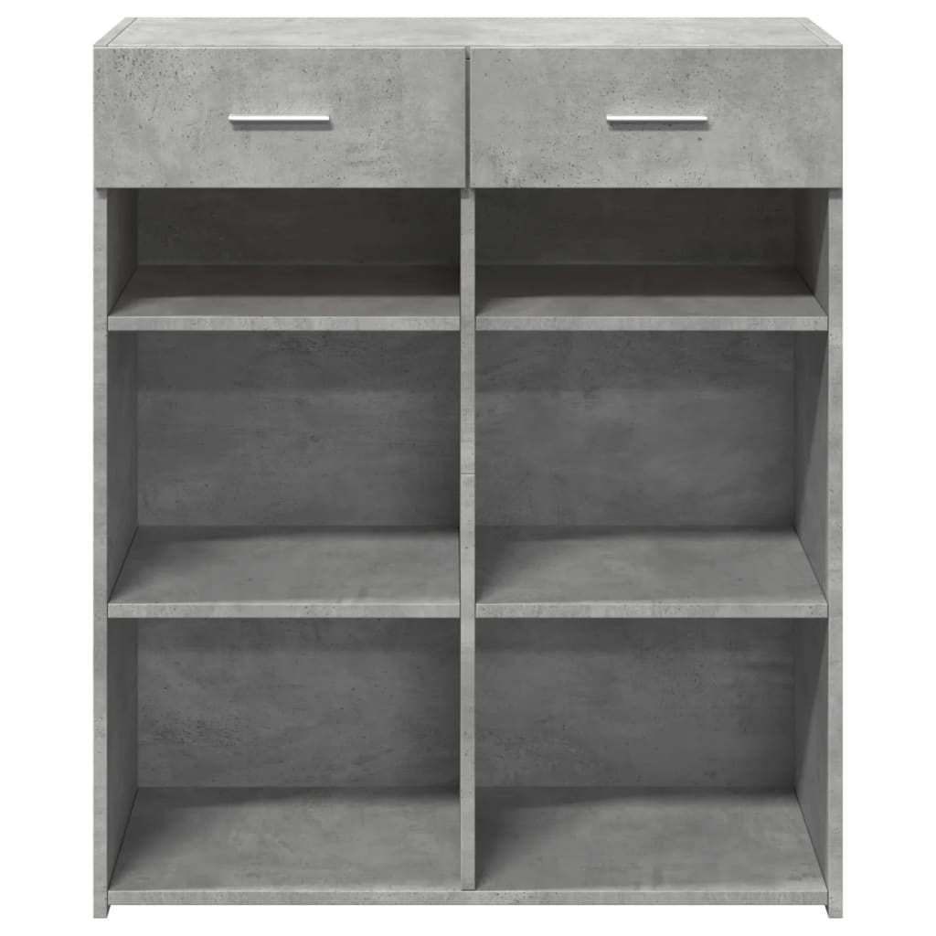 vidaXL Sideboard 80x42.5x93 cm engineered wood white