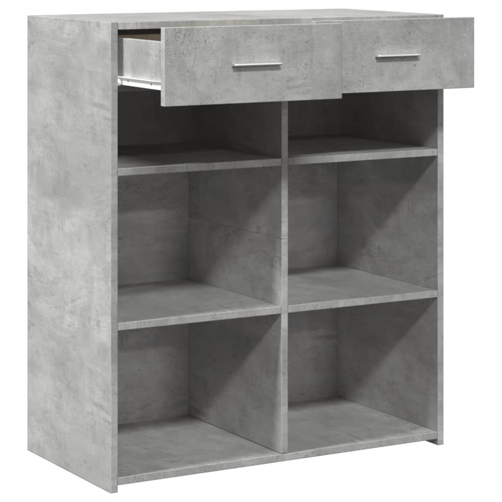 vidaXL Sideboard 80x42.5x93 cm engineered wood white