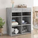 vidaXL Sideboard 80x42.5x93 cm engineered wood white