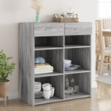 vidaXL Sideboard 80x42.5x93 cm engineered wood white