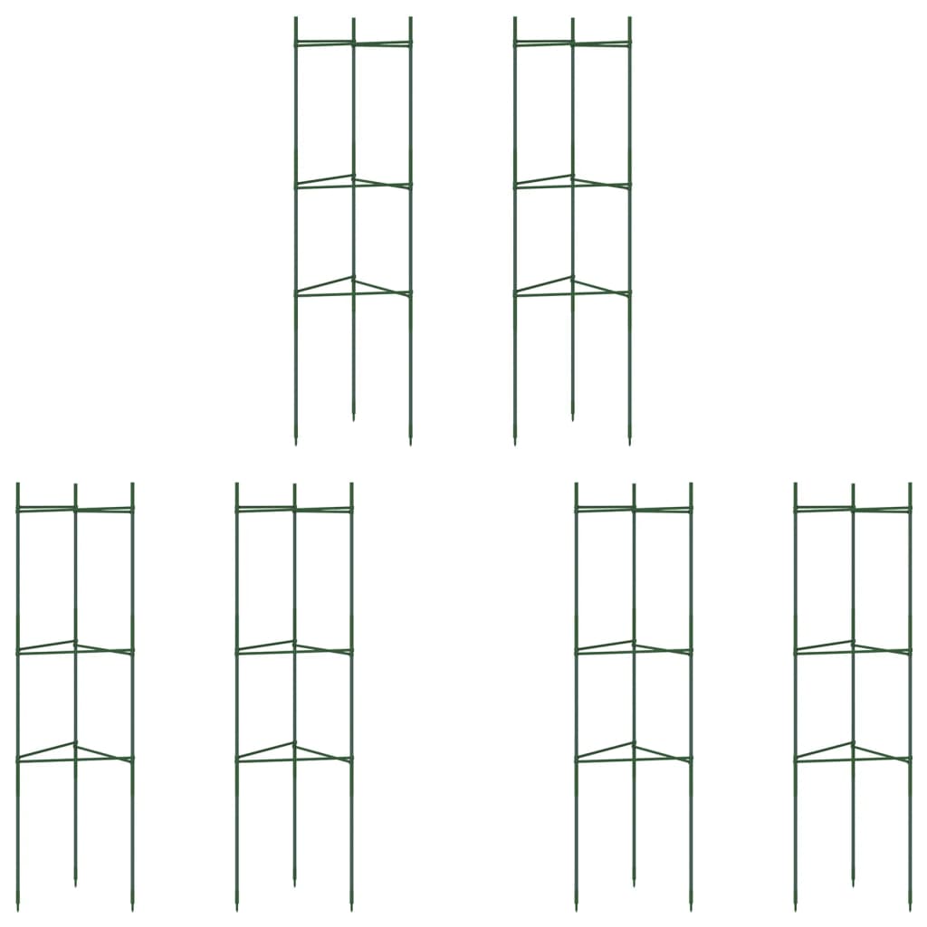 vidaXL Tomatenkooien 4 st 116 cm staal en polypropeen