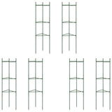 vidaXL Tomatenkooien 4 st 116 cm staal en polypropeen