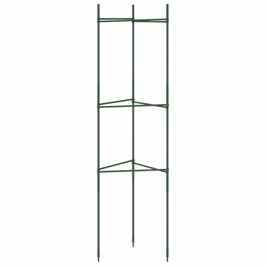 vidaXL Tomatenkooien 4 st 116 cm staal en polypropeen