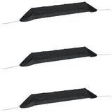 vidaXL Grow Tunnels 2 pcs steel and polyethylene black