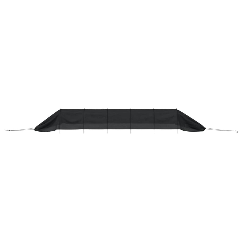 vidaXL Grow Tunnels 2 pcs steel and polyethylene black