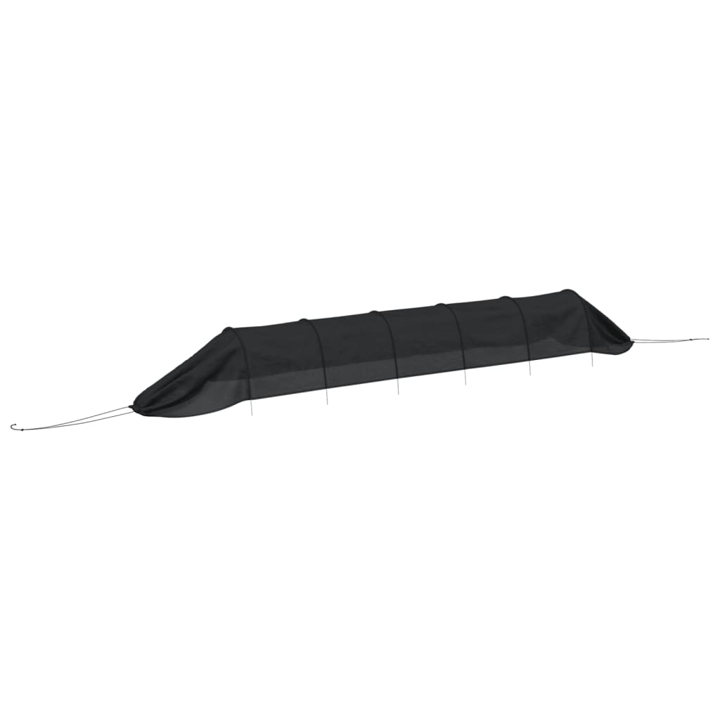vidaXL Grow Tunnels 2 pcs steel and polyethylene black
