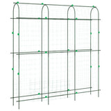 vidaXL Plantenklimrekken 2 st U-frame staal
