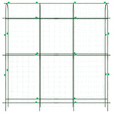 vidaXL Plantenklimrekken 2 st U-frame staal
