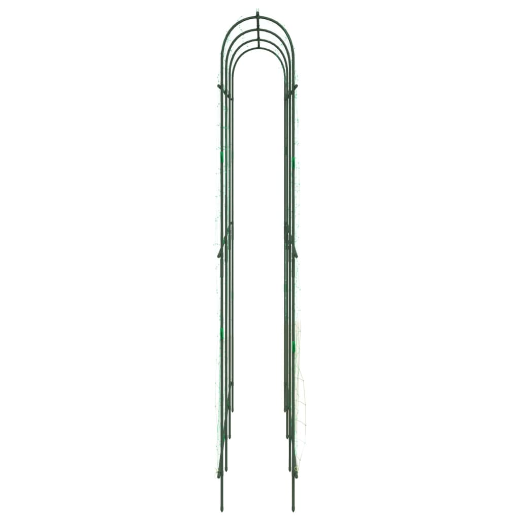 vidaXL Plantenklimrekken 2 st U-frame staal