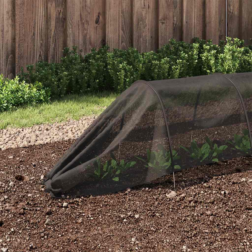 vidaXL Grow Tunnels 2 pcs steel and polyethylene black