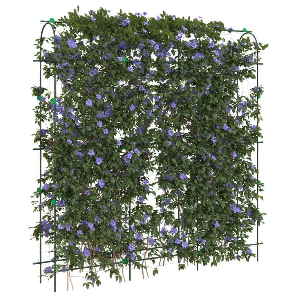 vidaXL Plantenklimrekken 2 st U-frame staal