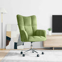 vidaXL Relaxstoel fluweel lichtgrijs