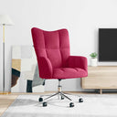 vidaXL Relaxstoel fluweel lichtgrijs