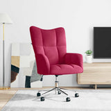 vidaXL Relaxstoel fluweel lichtgrijs