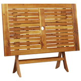 vidaXL 5-delige Tuinset poly rattan en massief hout zwart